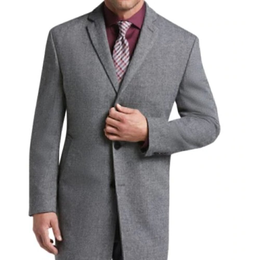 men's luxury wool sport coat - gray